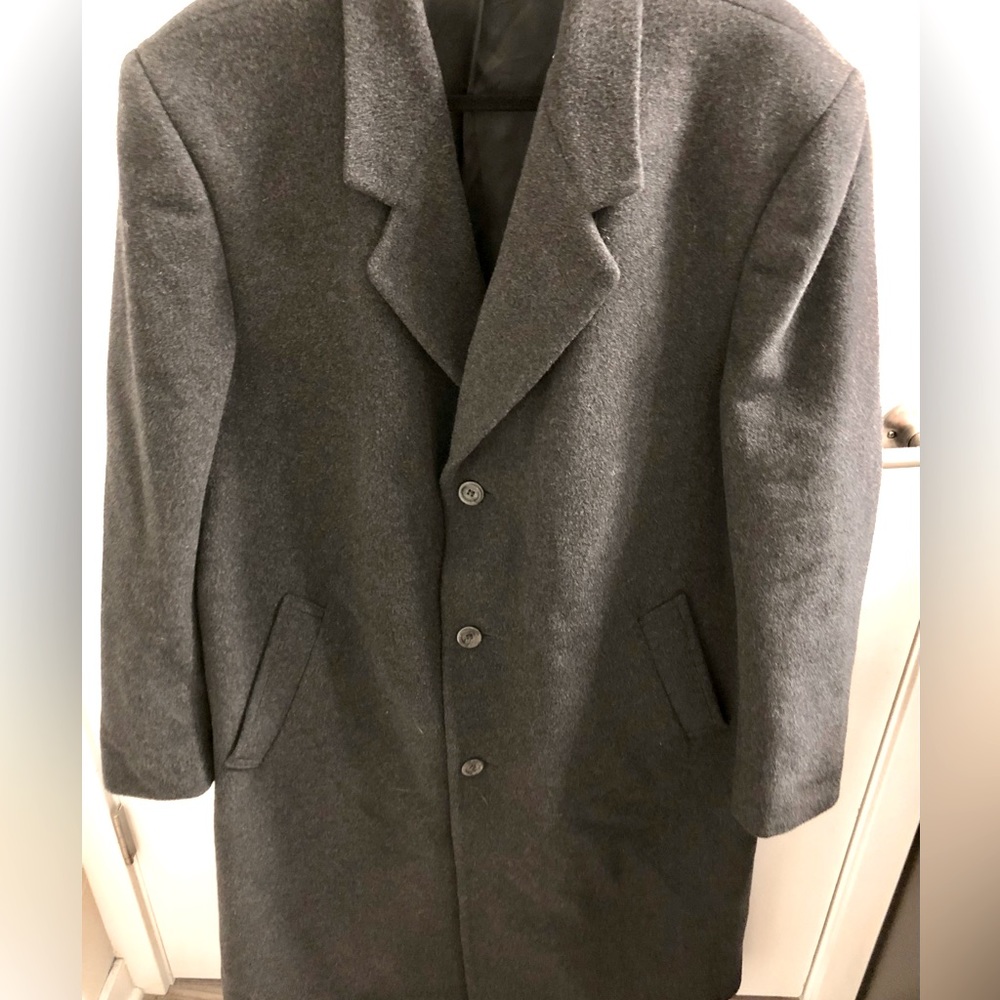 Big and Tall Cashmere/Wool blend Overcoat